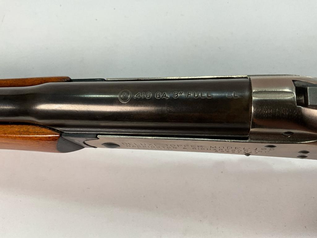 Harrington and Richardson Deluxe Trooper Model 198, .410 Gauge Shotgun