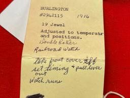 Burlington Pocket Watch – 19 Jewel #2942115
