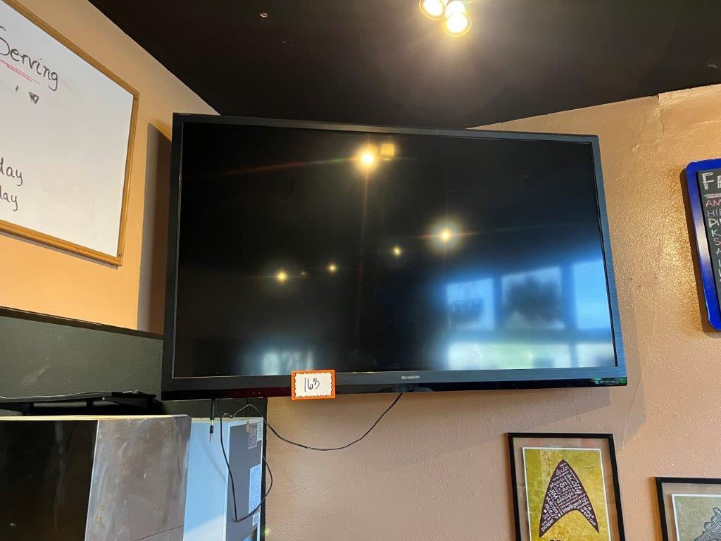 Sharp Wall Mount Large Screen TV