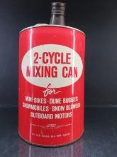 2 Cycle Motor Oil/Fuel Mixing Can