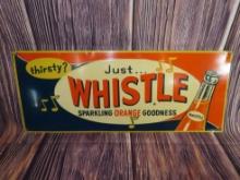Whistle Orange Soda Sign