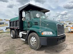 2013 MACK CXU612 SINGLE AXLE DUMP TRUCK VIN: 1M1AW01XXDM005221