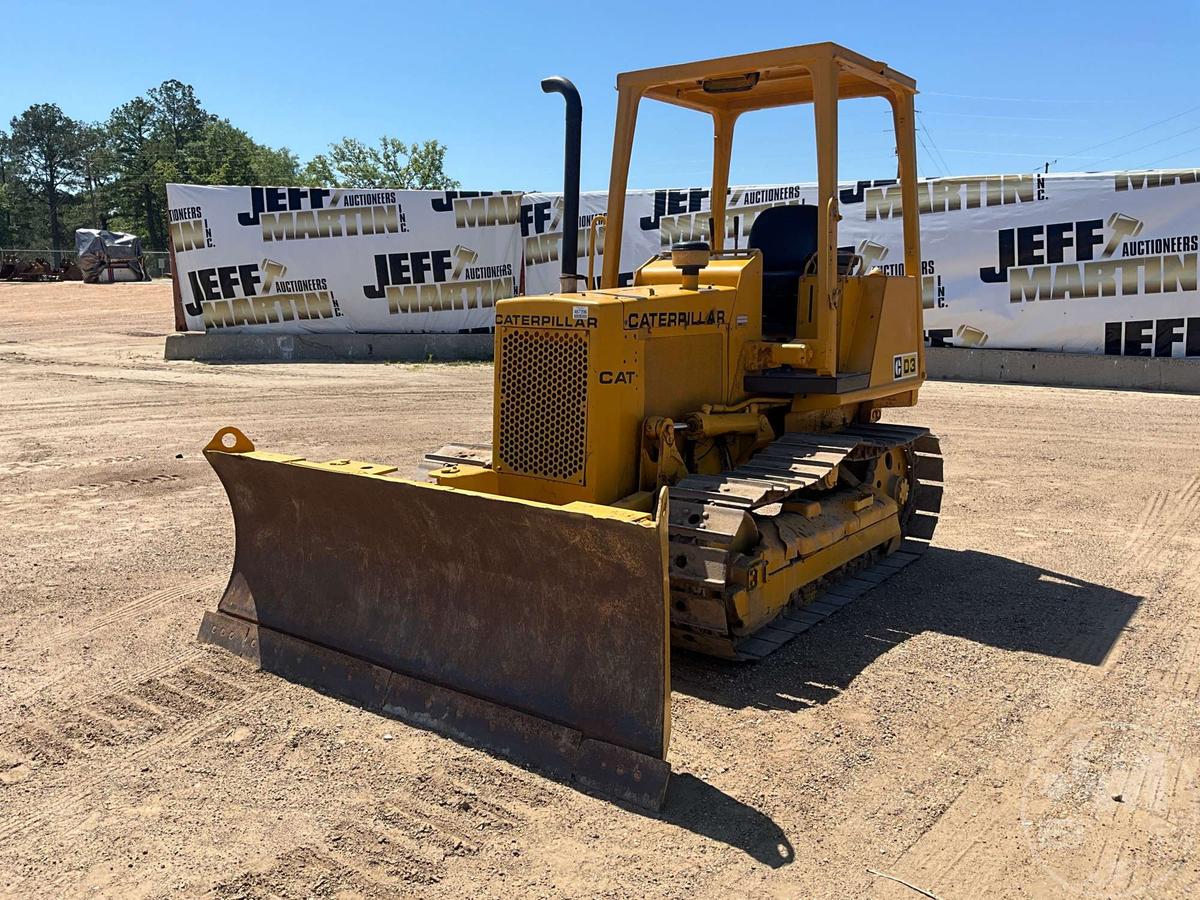 1987 CATERPILLAR D3B CRAWLER TRACTOR SN: 23Y02401