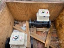 CRATE OF 4 IN. 600 LB CYCLONIC VALVES