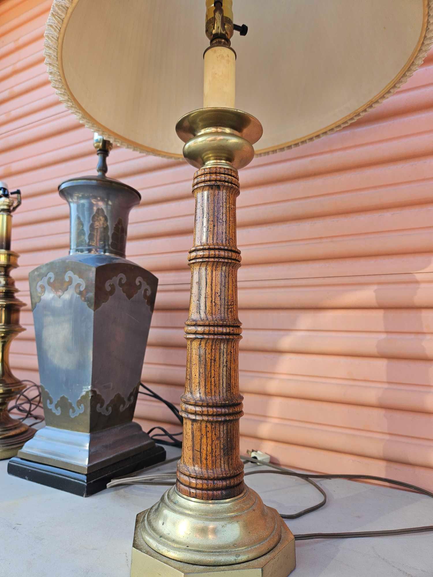 Heavy brass, Wood and Brass, and Heavy Metal LAMP grouping