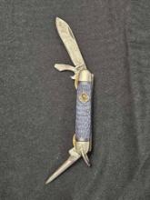 VINTAGE 50S CAMILLUS NY USA BSA BOY CUB SCOUTS SURVIVAL KNIFE UTILITY OLD