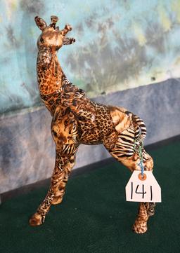 Multi-colored Ceramic Giraffe