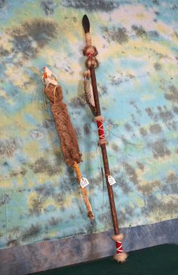 Native American Handmade Spear & Ceremonial Dancing Stick