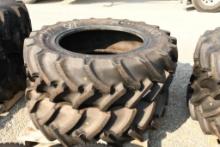 TWO CONTINENTAL CONTRACT AC85 340/85R28 TIRES (UNUSED)