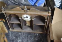 Hanging Wall Clock Shelf