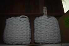 2 Rope Baskets