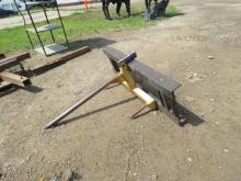 3PT HITCH BALE SPEAR THAT HAS BEEN CUSTOM FIT TO
