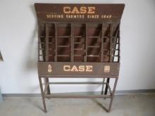 Original "It Costs Less To Farm With Case" Case Literature Rack, 61"x40" Me