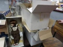 Mystery Lot Of Several Dolls In Boxes