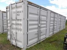 Single Use 40' 5 Door Storage Container, 4 Side Doors Are Nice For Storage