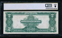 1899 $2 Mini Porthole Silver Certificate PCGS 63