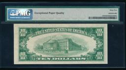 1953A $10 Silver Certificate PMG 65