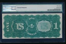 1869 $1 Legal Tender Note PMG 53
