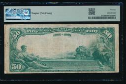 1902 $50 New Philadelphia OH National PMG 20