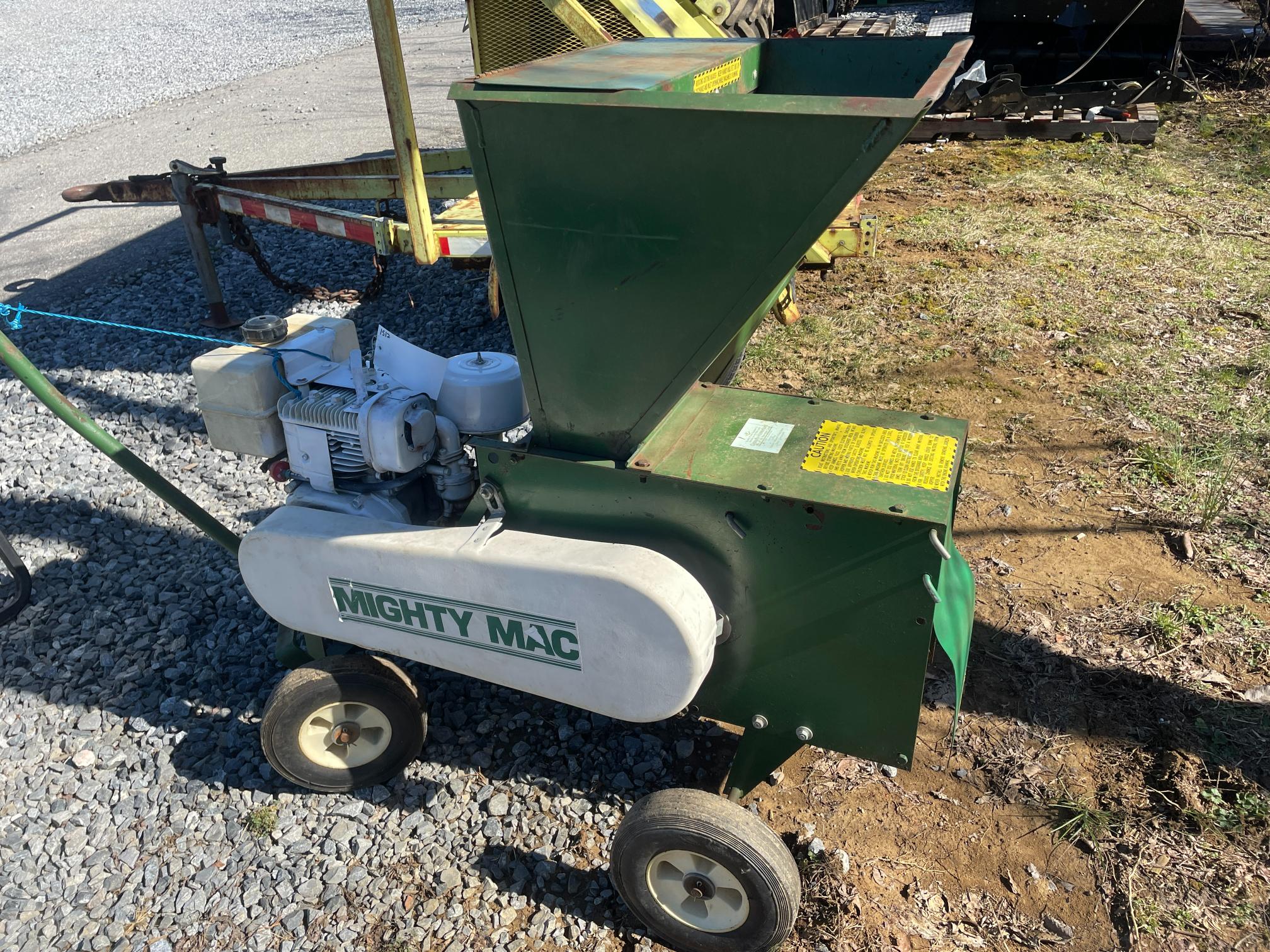 Used Portable Mighty Mac Wood Chipper