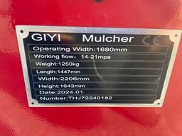 New GIYI 72" Quick Attach Mulcher W/ Guard