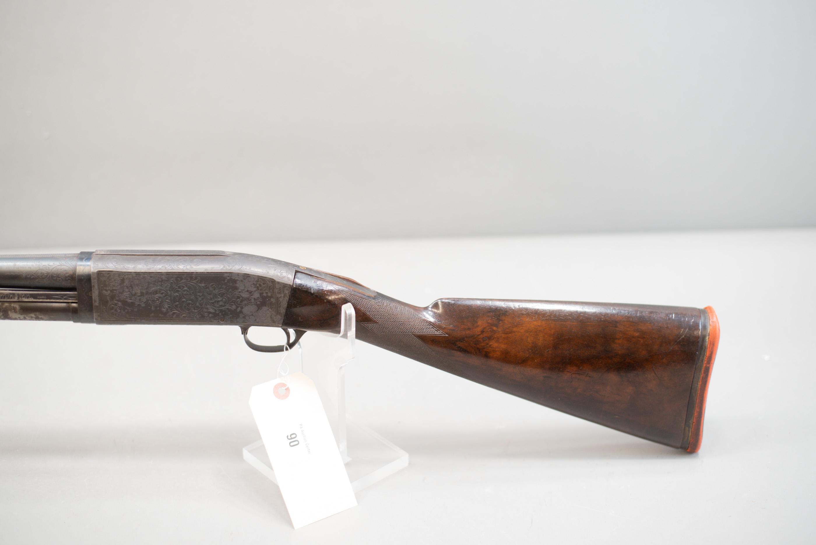 (CR) Engraved Remington Model 10 12 Gauge Shotgun