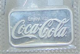 2024 Coca-Cola 1 Troy Oz. Silver Bar .999