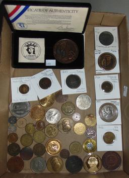 Variety of Tokens & Medallions.