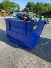 New Hopper Dumpster W/ Fork Inserts