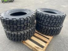 New Set Of (4) SKS-4 12-16.5 Skid Loader Tires