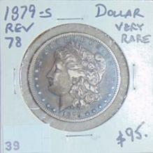 1879-S Morgan Dollar (reverse of 1878).