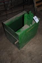 John Deere "T-Match" Rock Box, 2'x18", stored inside.