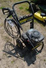 Karcher 2500PSI Pressure Washer with Honda 5.5 engine, 2.4GPM, stored inside.