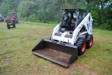 Bobcat 773 diesel skidsteer with cab & heat, C-series, auxiliary hydraulics, 10-16.5 tires, sells wi