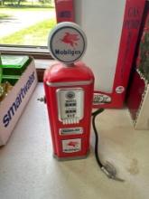 Tokheim gas pump replica coin bank (new in box), 1940 Ford pickup truck, die cast....... Shipping