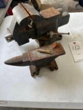 Craftsman vice and anvil