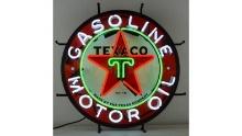 Auto-Texaco Motor Oil Neon Sign