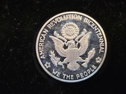 1976 Proof Deep cameo Bicentennial Silver Medal