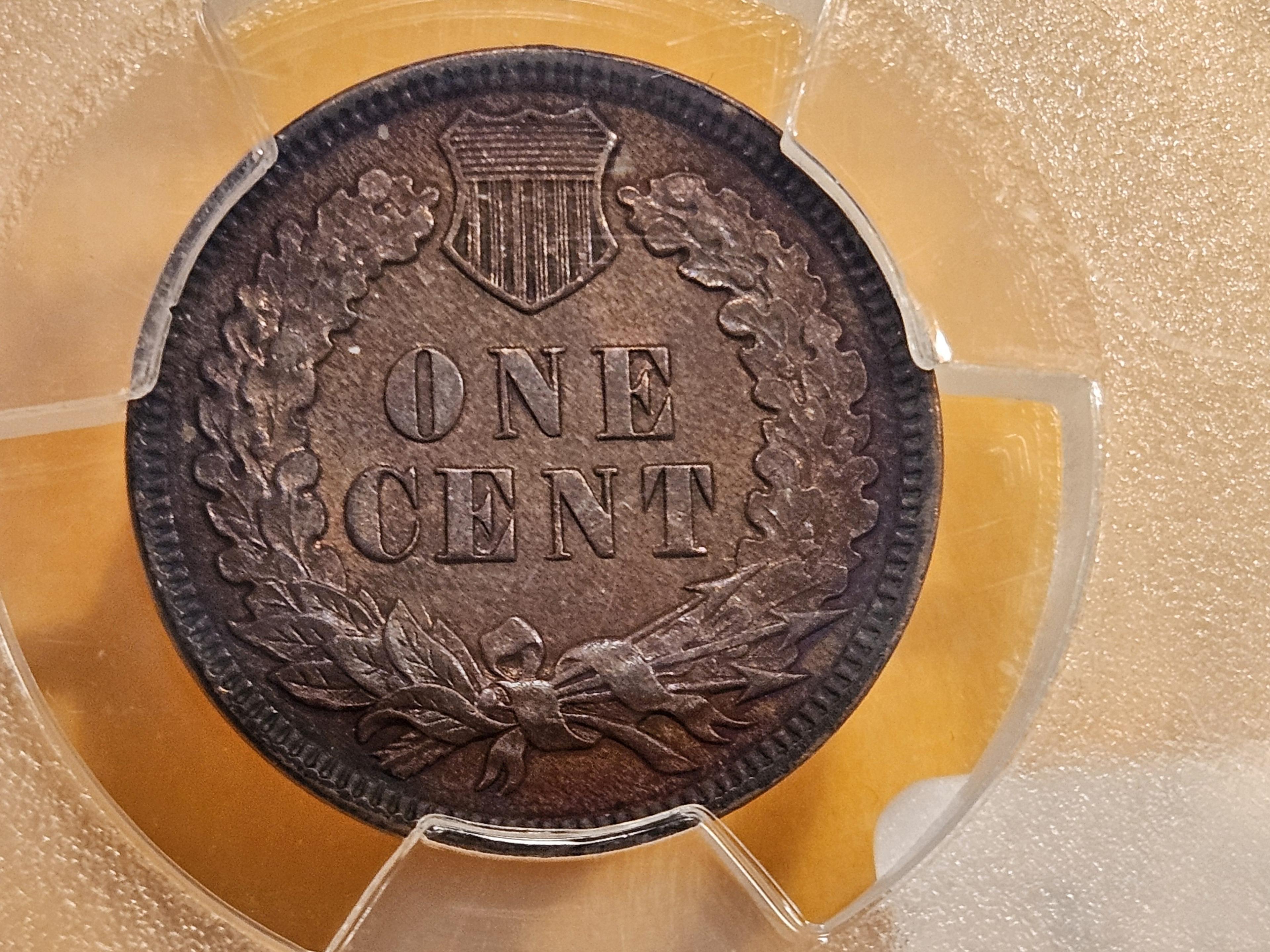 PCGS 1907 Indian Cent in Choice Uncirculated - details