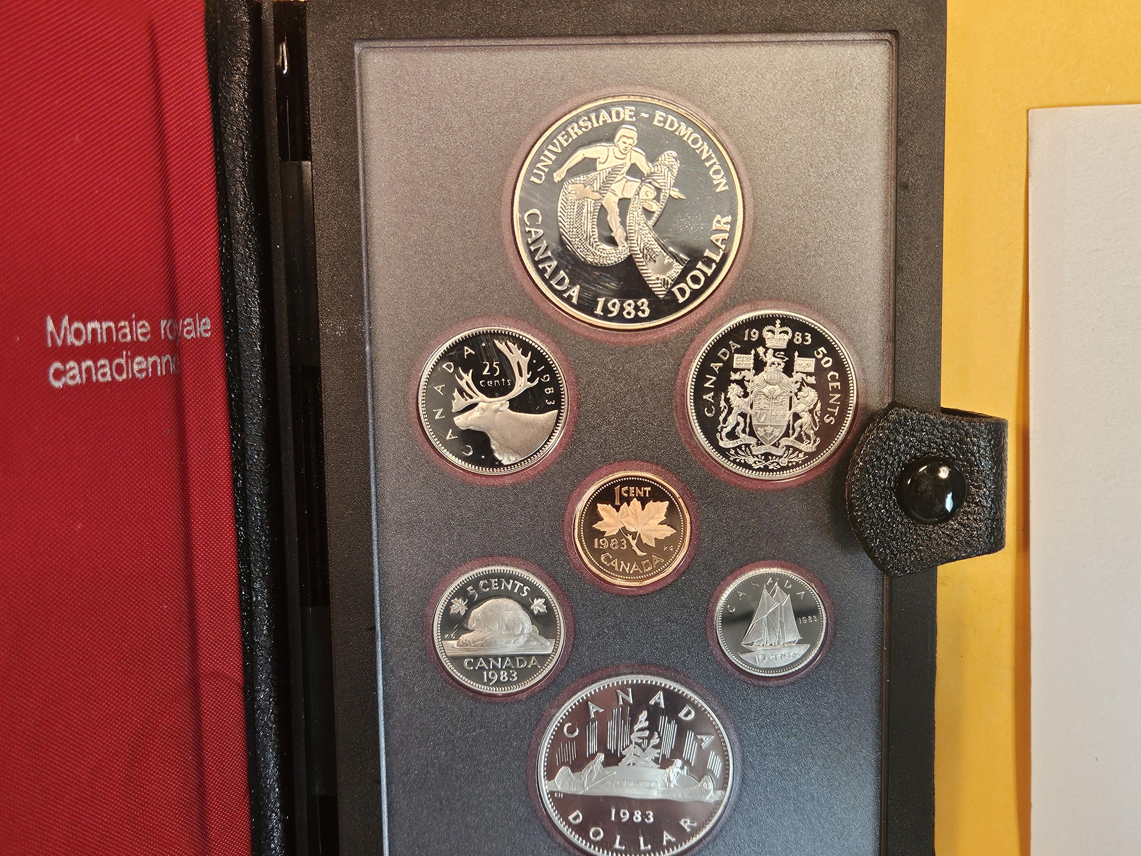1983 Canada Proof Silver Coin set