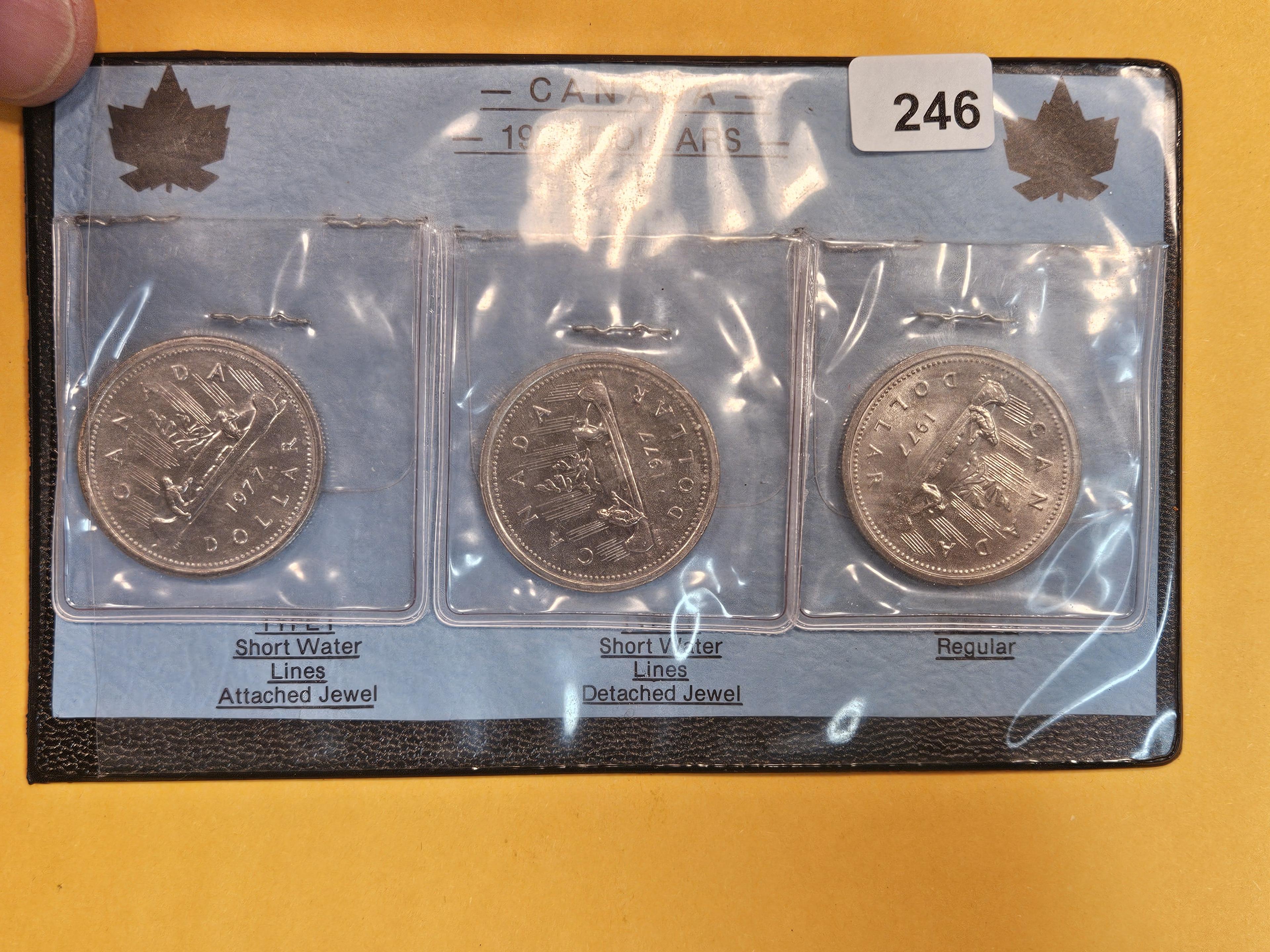 1977 Canada Dollar Set