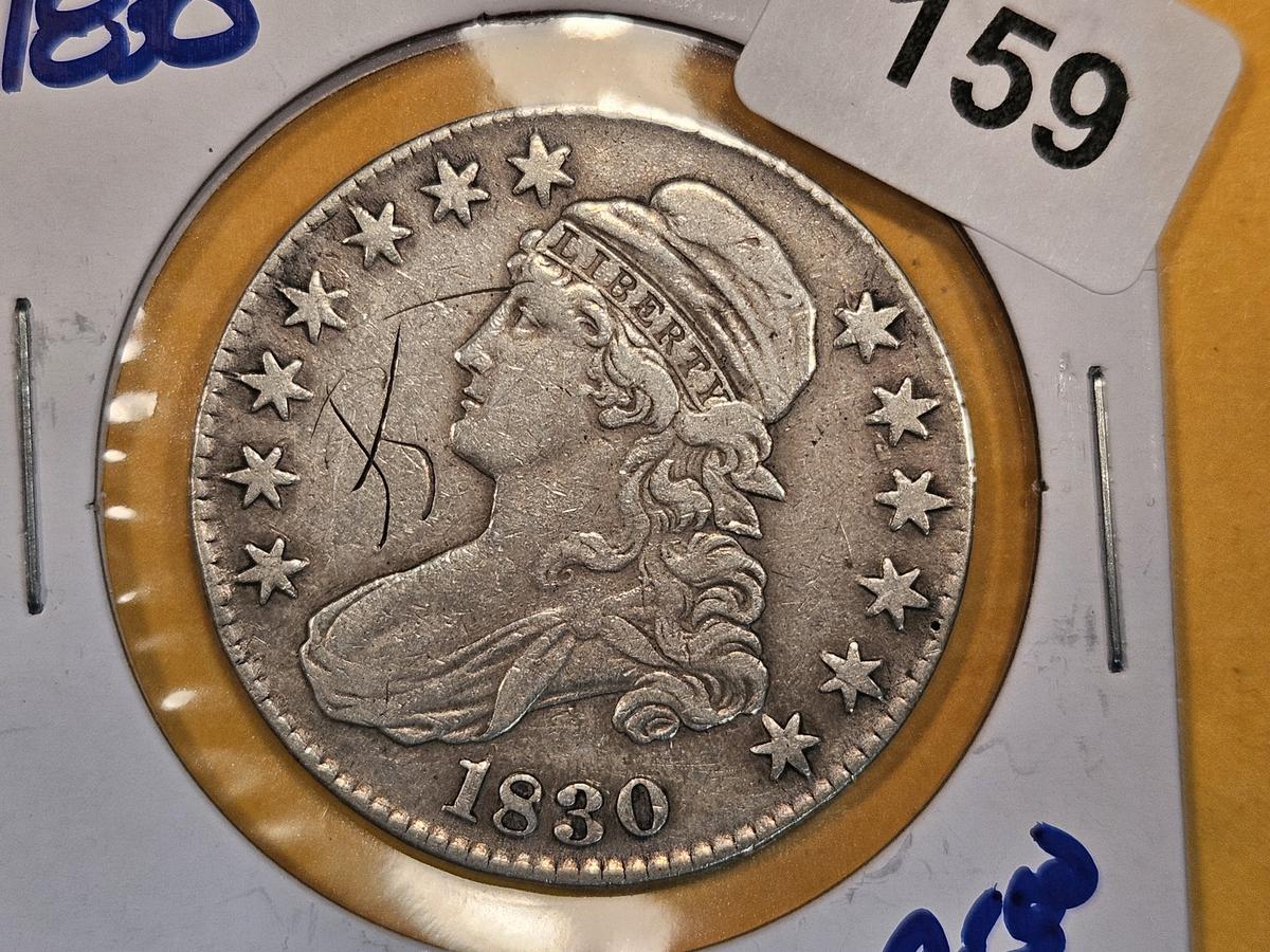 1830 Capped Bust Half Dollar