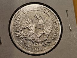 1853 Seated Liberty Half Dollar