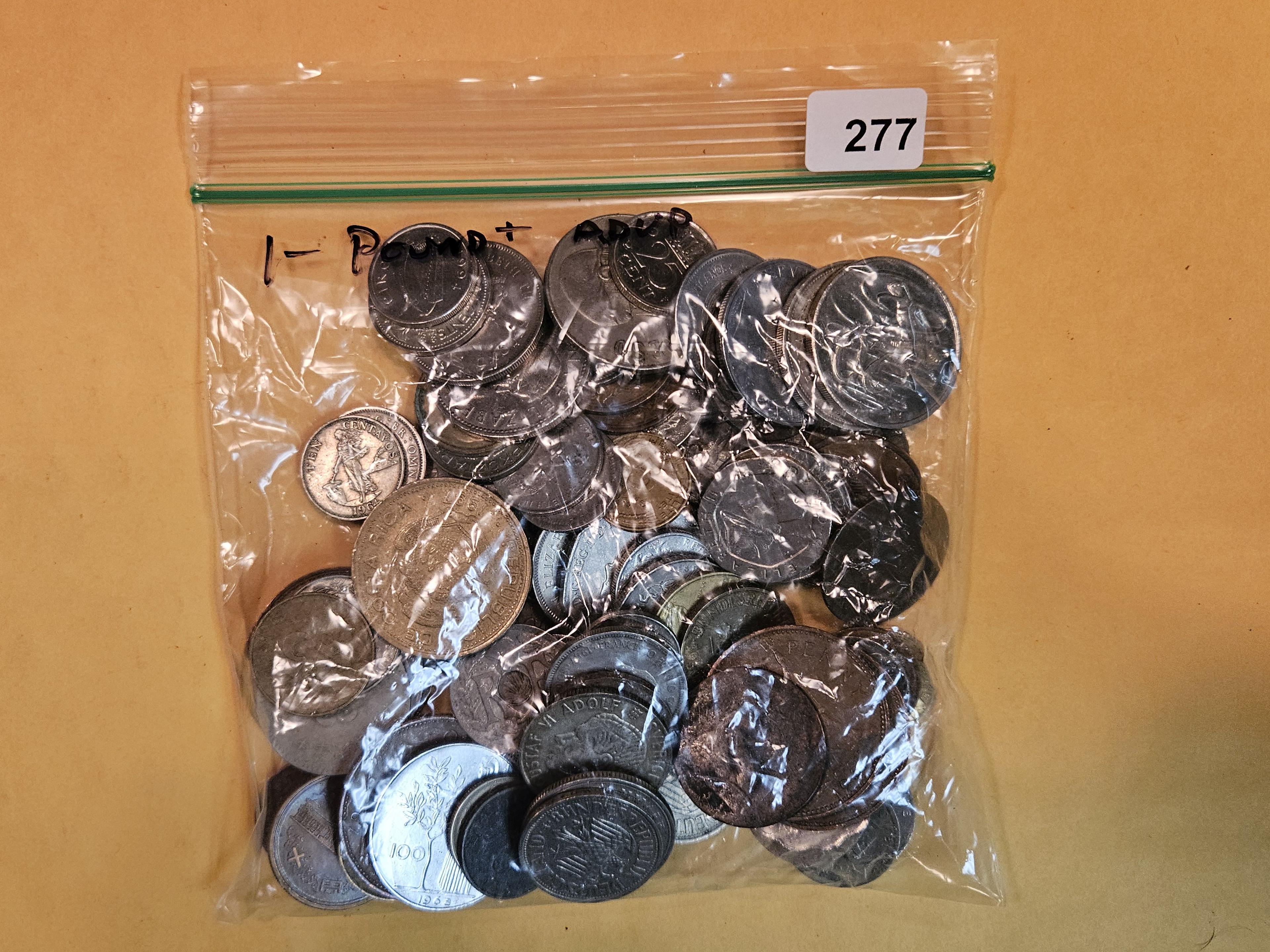 ONE POUND of mixed World Coins