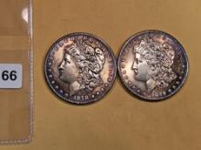 1878-S and 1879-S Morgan Dollars