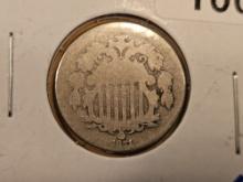 * Semi-Key 1871 Shield Nickel