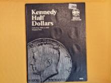 Partially complete Kennedy half Dollar Collection