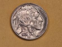 * GEM Brilliant Uncirculated 1938-D Buffalo Nickel
