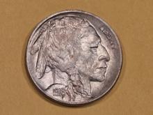 Bright, About Uncirculated - 58 Buffalo Nickel from 1916