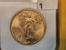 GOLD! NGC 1922 Twenty Dollar Saint Gaudens in Mint State 63